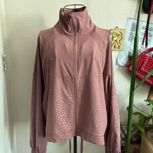 Lululemon In Depth *Emboss Jacket Spiced Chai 8